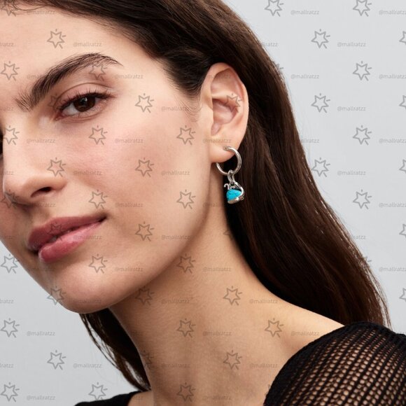 Pandora Turquoise-coloured Whale Dangle Charm - Picture 4 of 5